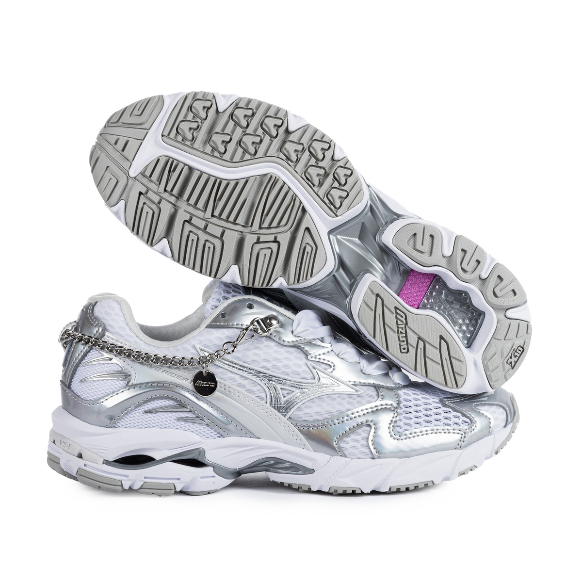 Mizuno Wave Rider 10 Jewels Cloudscape/Silver/Ultimate Gray D1GA260E01