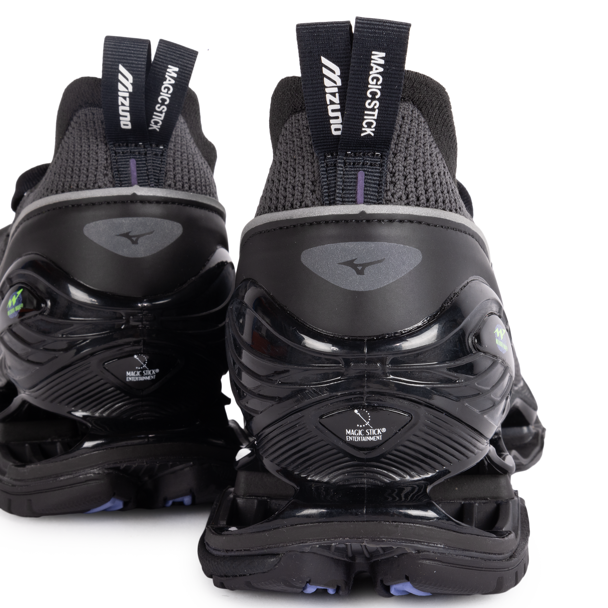 Mizuno x Magic Stick Wave Prophecy LS Mita Black/Dark Grey/Purple D1GD263601