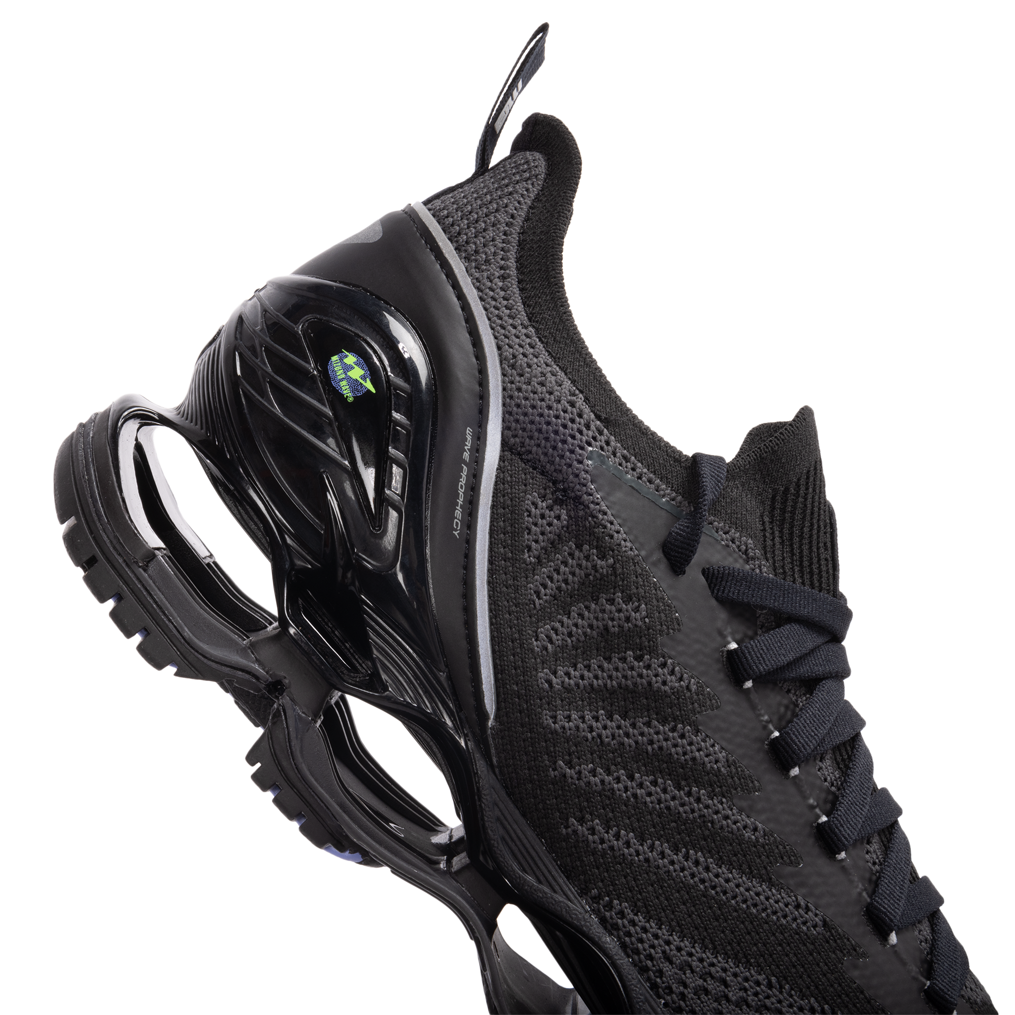 Mizuno x Magic Stick Wave Prophecy LS Mita Black/Dark Grey/Purple D1GD263601