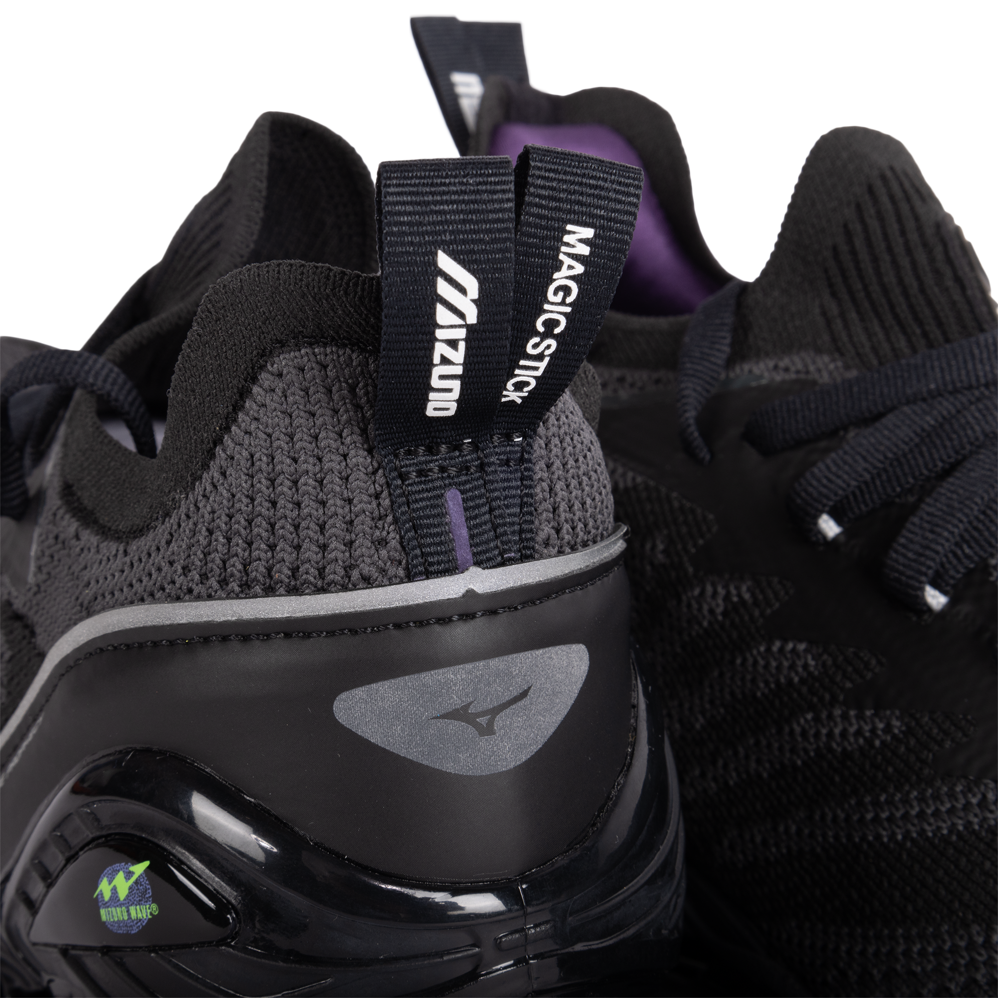 Mizuno x Magic Stick Wave Prophecy LS Mita Black/Dark Grey/Purple D1GD263601
