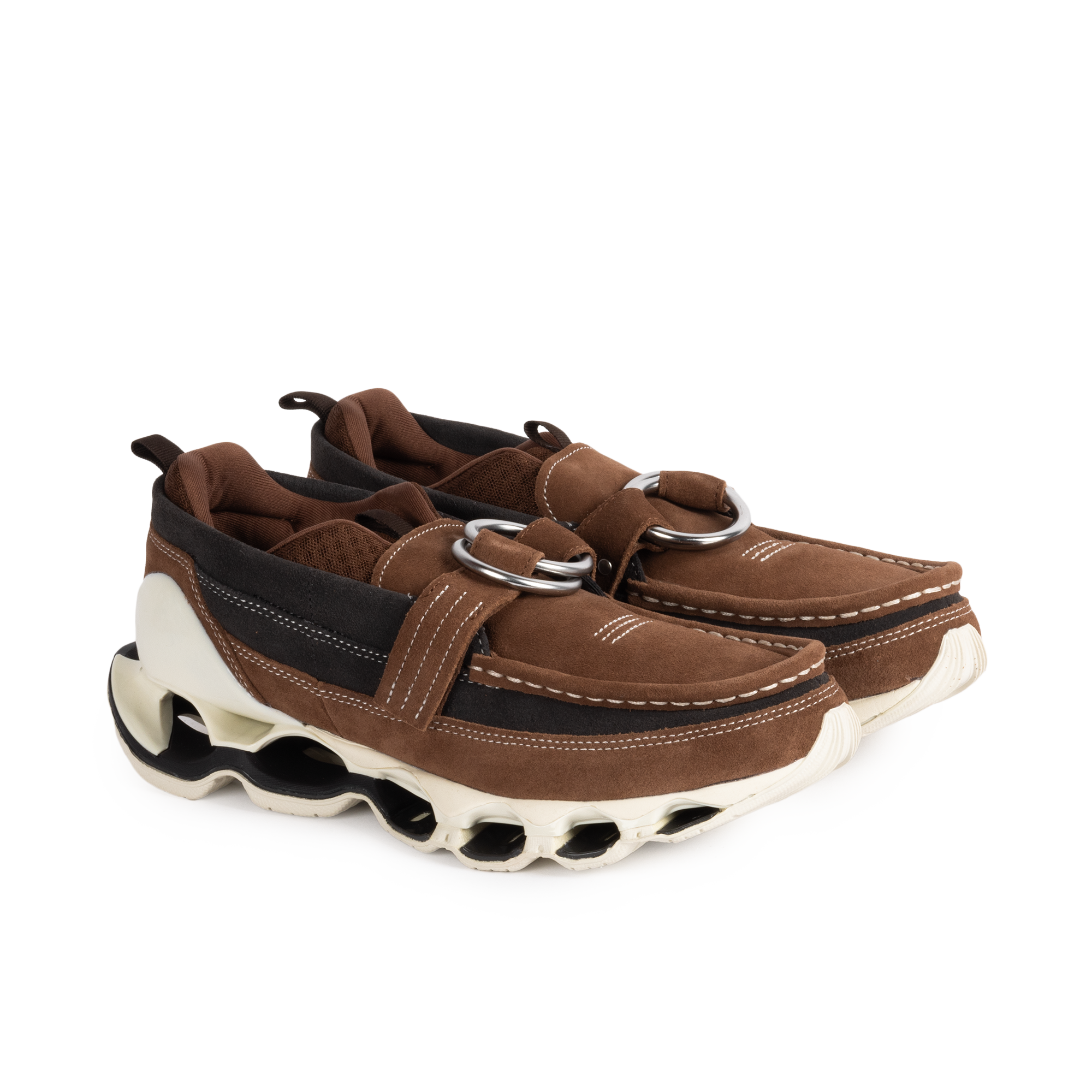 Mizuno x Setsumasa Kobayashi Wave Prophecy Ring MOC Brown D1GD261901