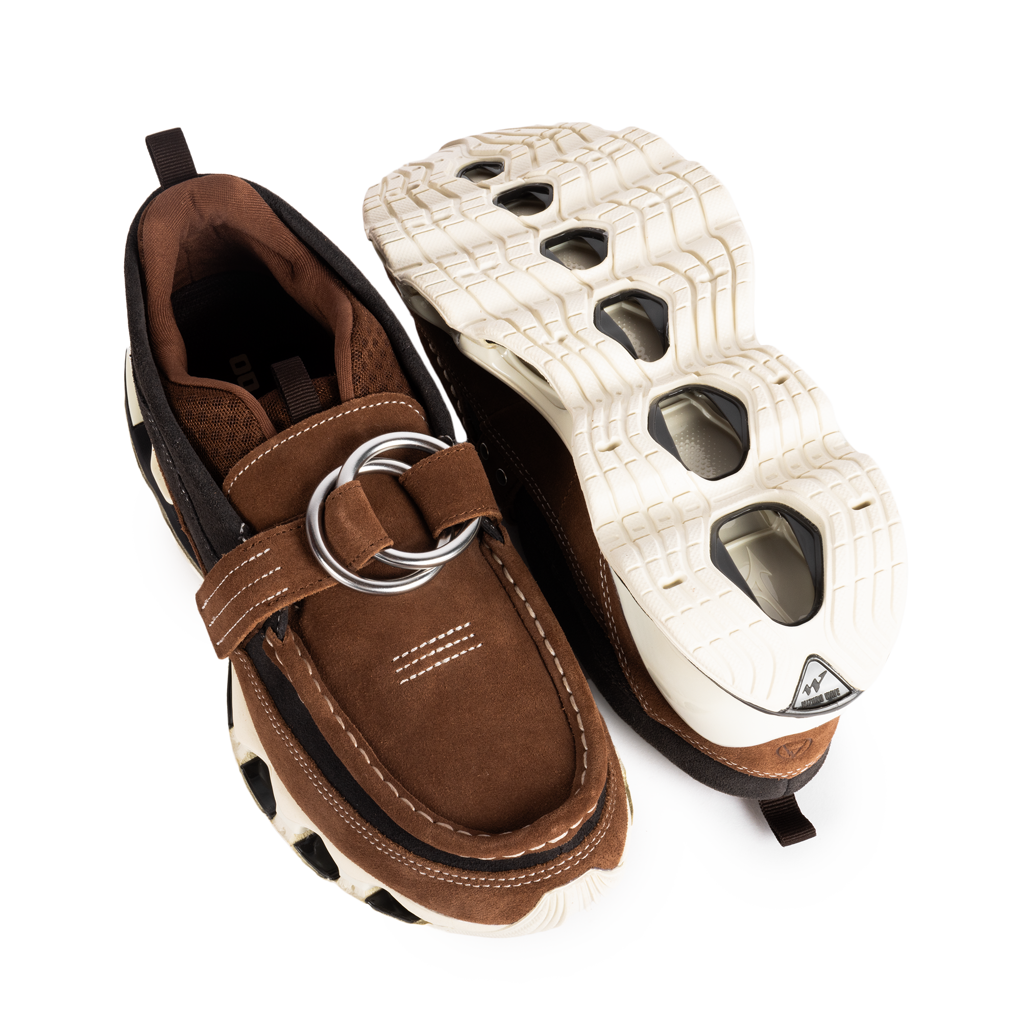 Mizuno x Setsumasa Kobayashi Wave Prophecy Ring MOC Brown D1GD261901