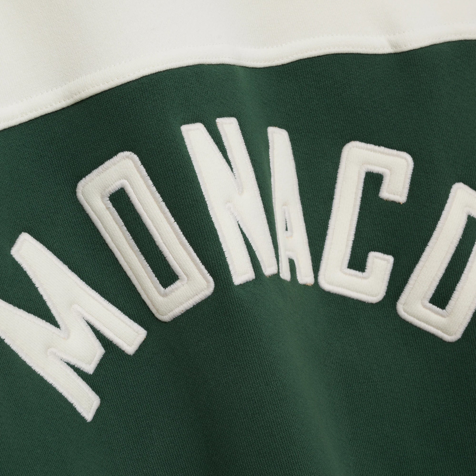 R H U D E Monaco Half-Zip Hunter Green/Cream