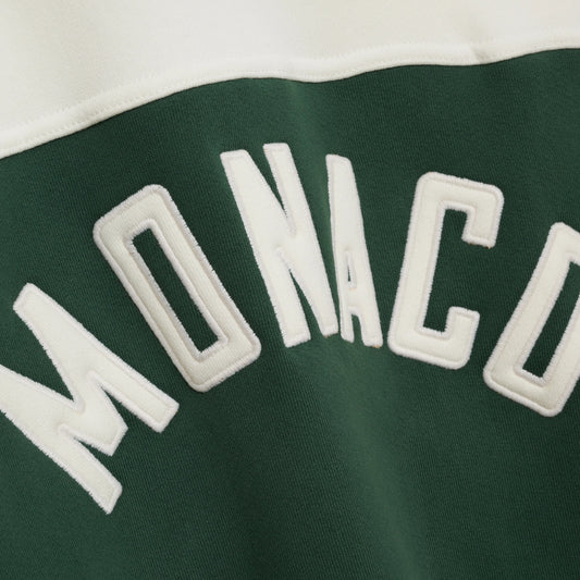 R H U D E Monaco Half-Zip Hunter Green/Cream