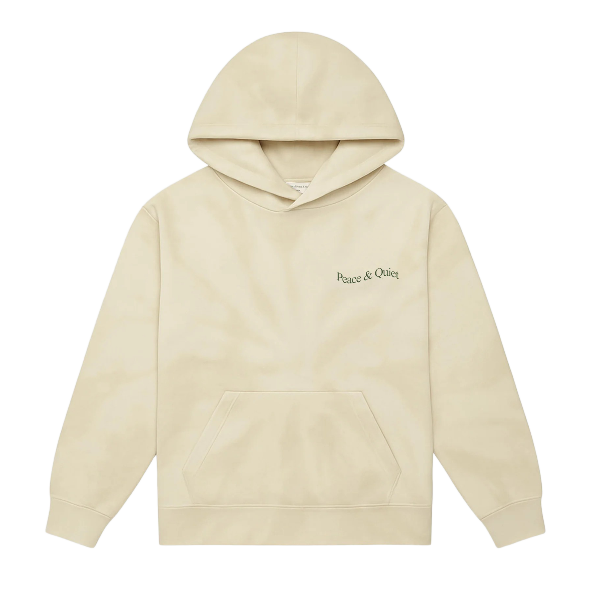 Museum of Peace & Quiet Wordmark Tye Dye Hoodie Bone