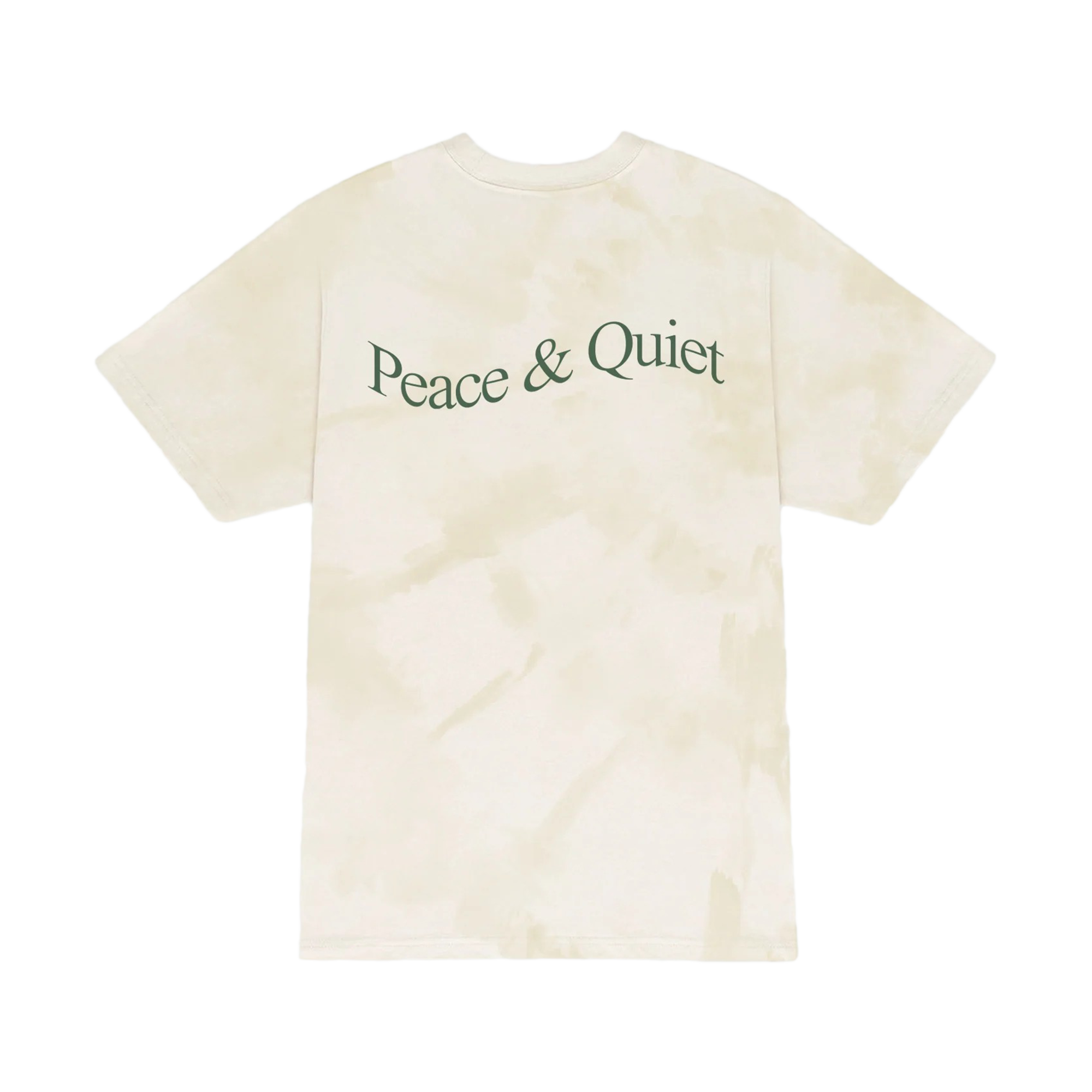 Museum of Peace & Quiet Wordmark Tye Dye T-Shirt Bone