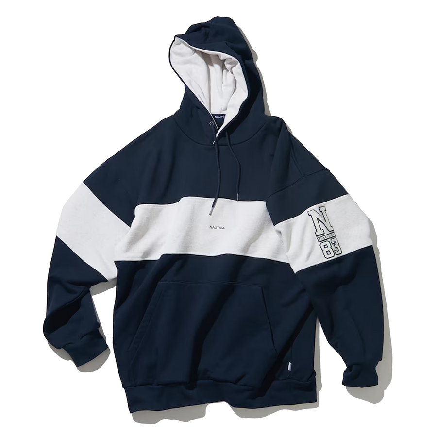 Nautica Japan Color Block Hoodie Navy