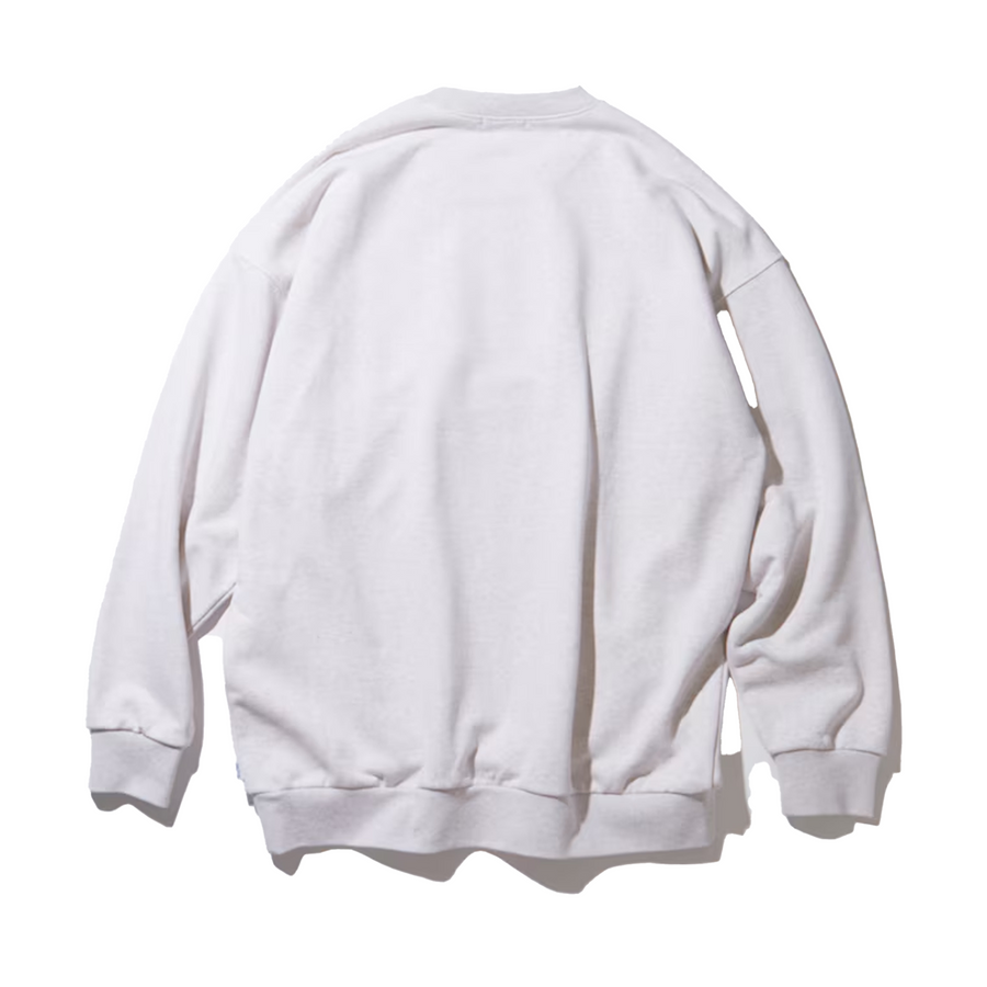 Nautica Japan Arch Logo Sweat Crew Ash Grey