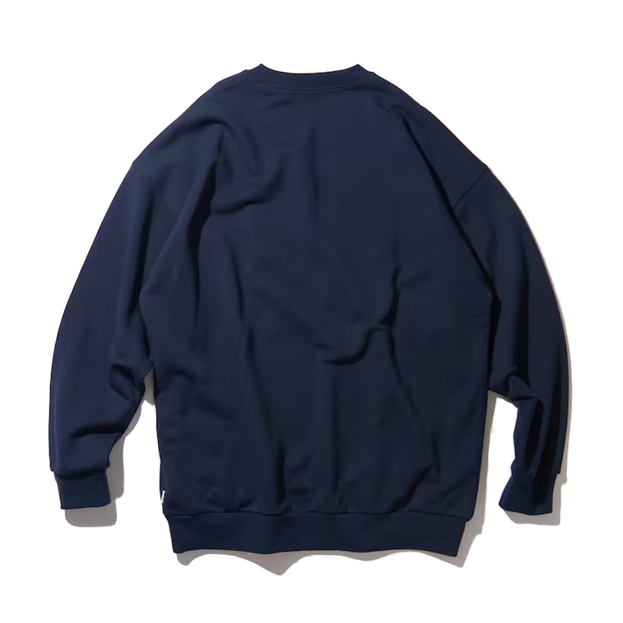 Nautica Japan Arch Logo Sweat Crew Navy