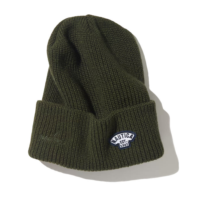 Nautica Japan Knit Wappen Cap Green