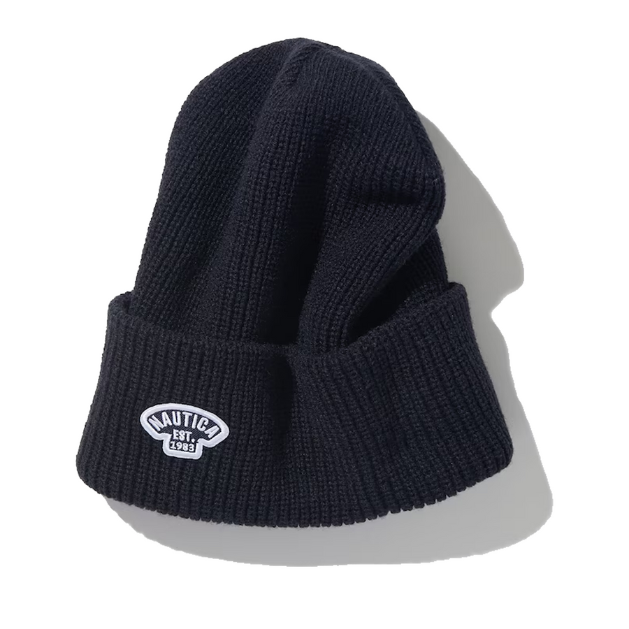 Nautica Japan Knit Wappen Cap Navy