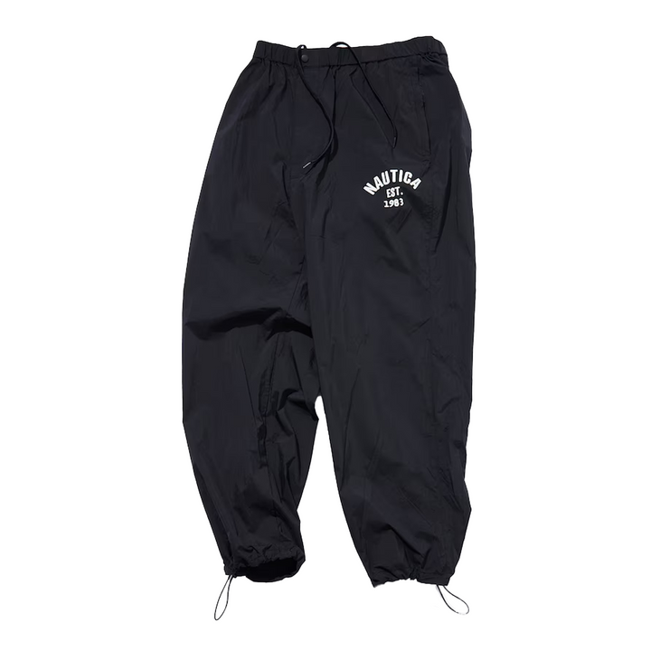 Nautica Japan Water Repellent Nylon Track Pants Black