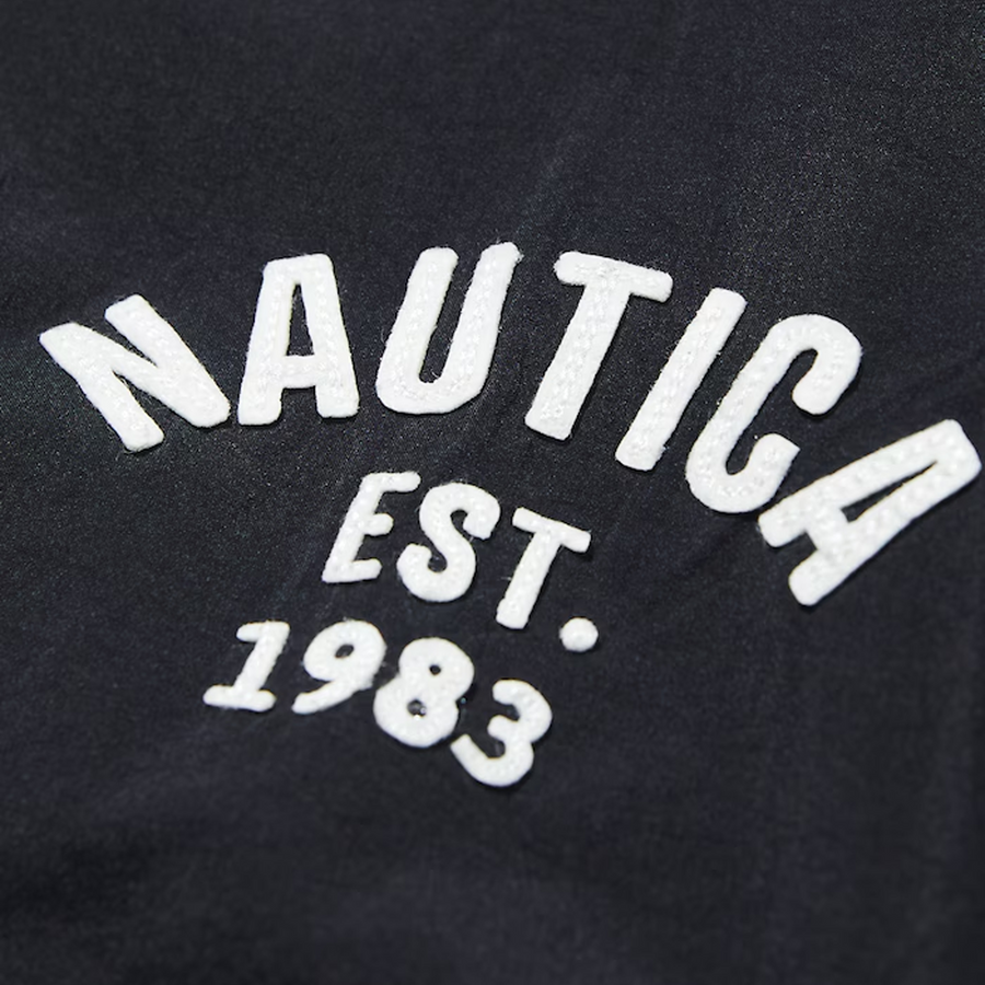 Nautica Japan Water Repellent Nylon Track Jacket Black