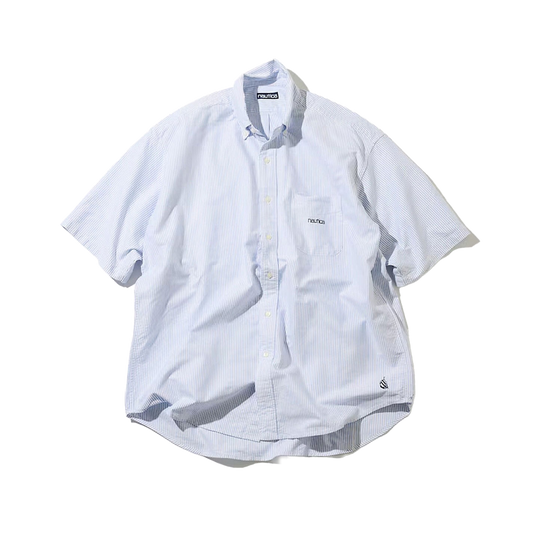 Nautica Japan Oxford B.D Shirts Vin Stripe