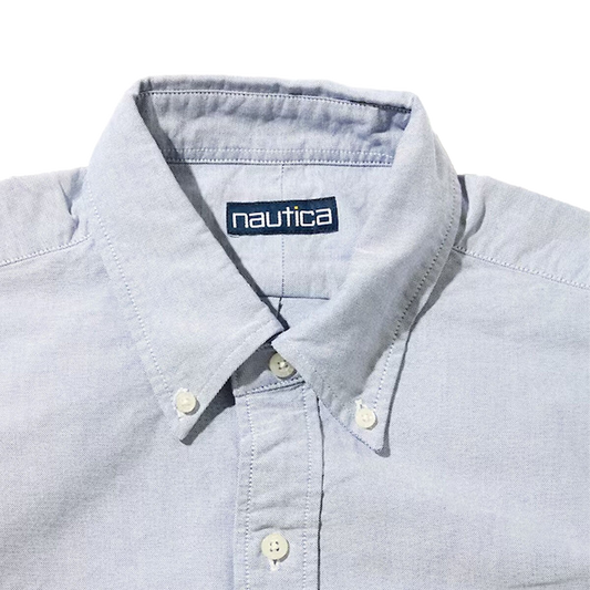 Nautica Japan Oxford B.D Shirts Vin Sax Blue