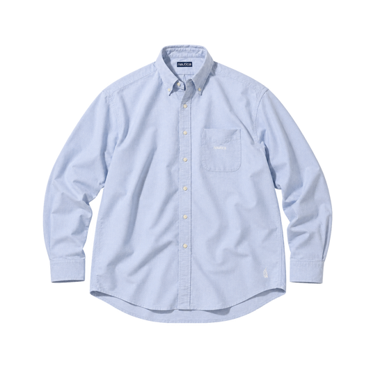 Nautica Japan Oxford B.D Shirts Vin Sax Blue