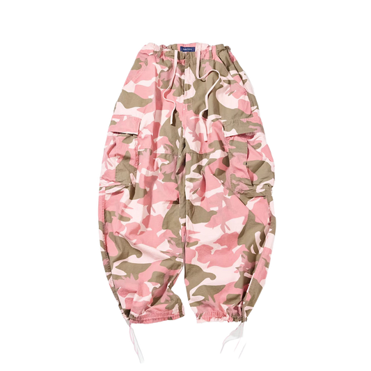 Nautica Japan Ripstop Camo Curve Cargo Pants Pink