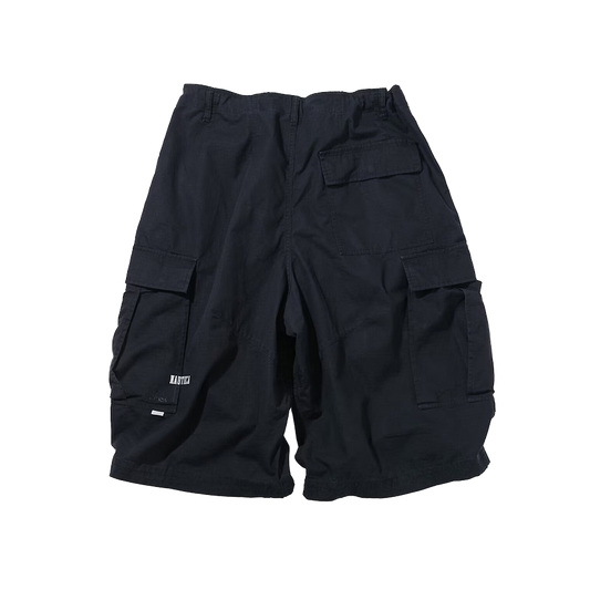 Nautica Japan Ripstop Curve Cargo Shorts Black