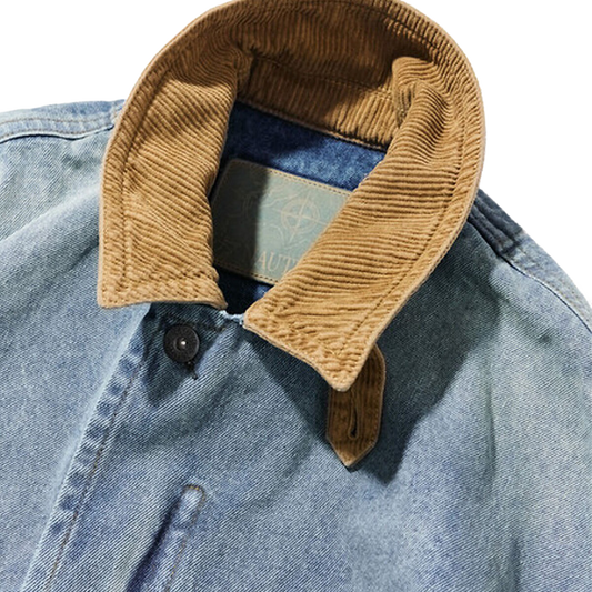 Nautica Japan Denim Work Jacket Blue