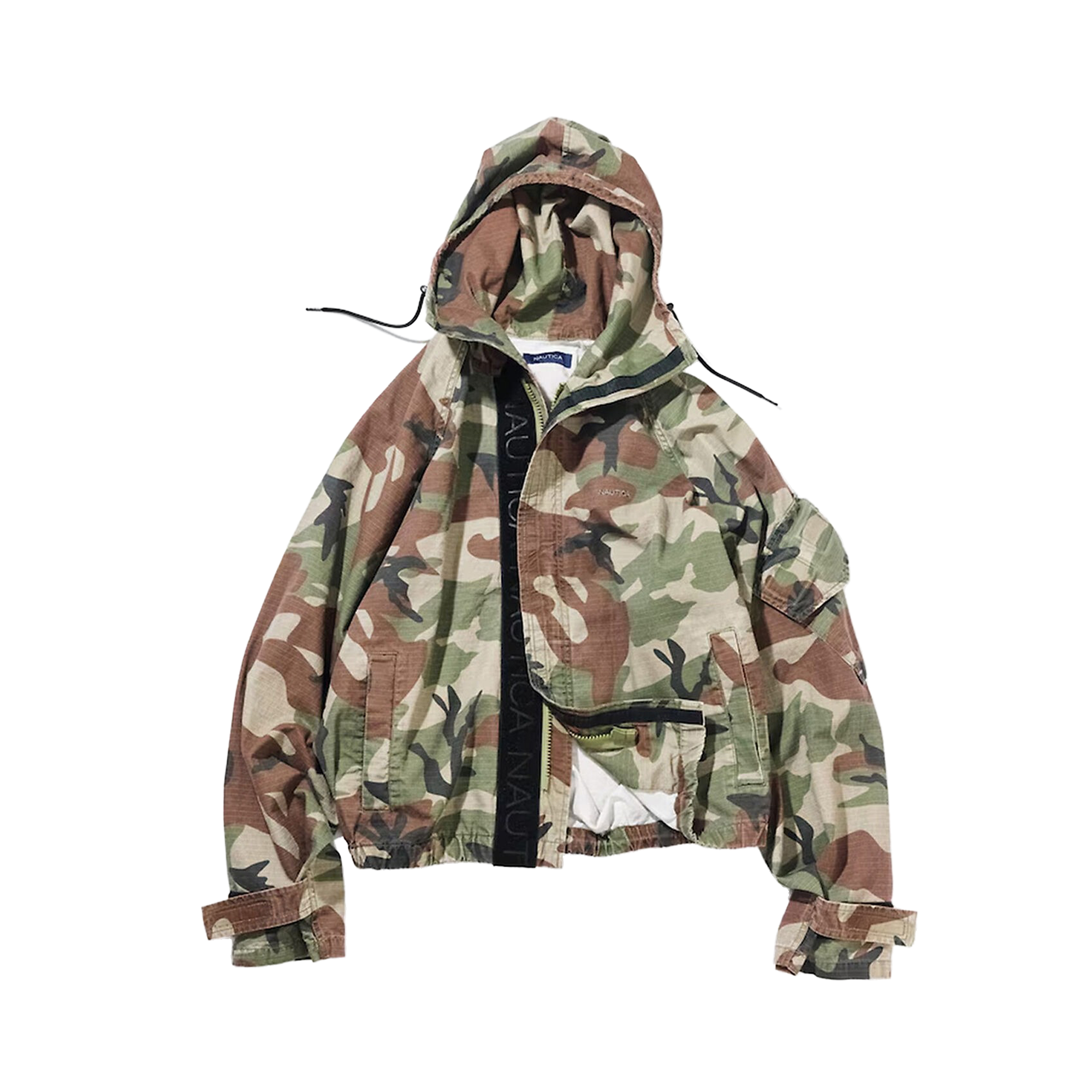 Nautica Japan Ripstop Camo Spindle Jacket Olive