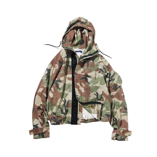 Nautica Japan Ripstop Camo Spindle Jacket Olive