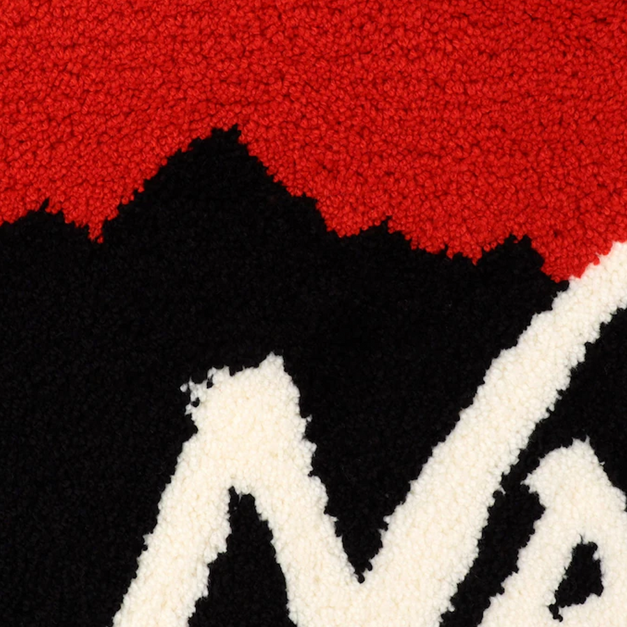 Nanga Nanga Logo Rug Red/Black