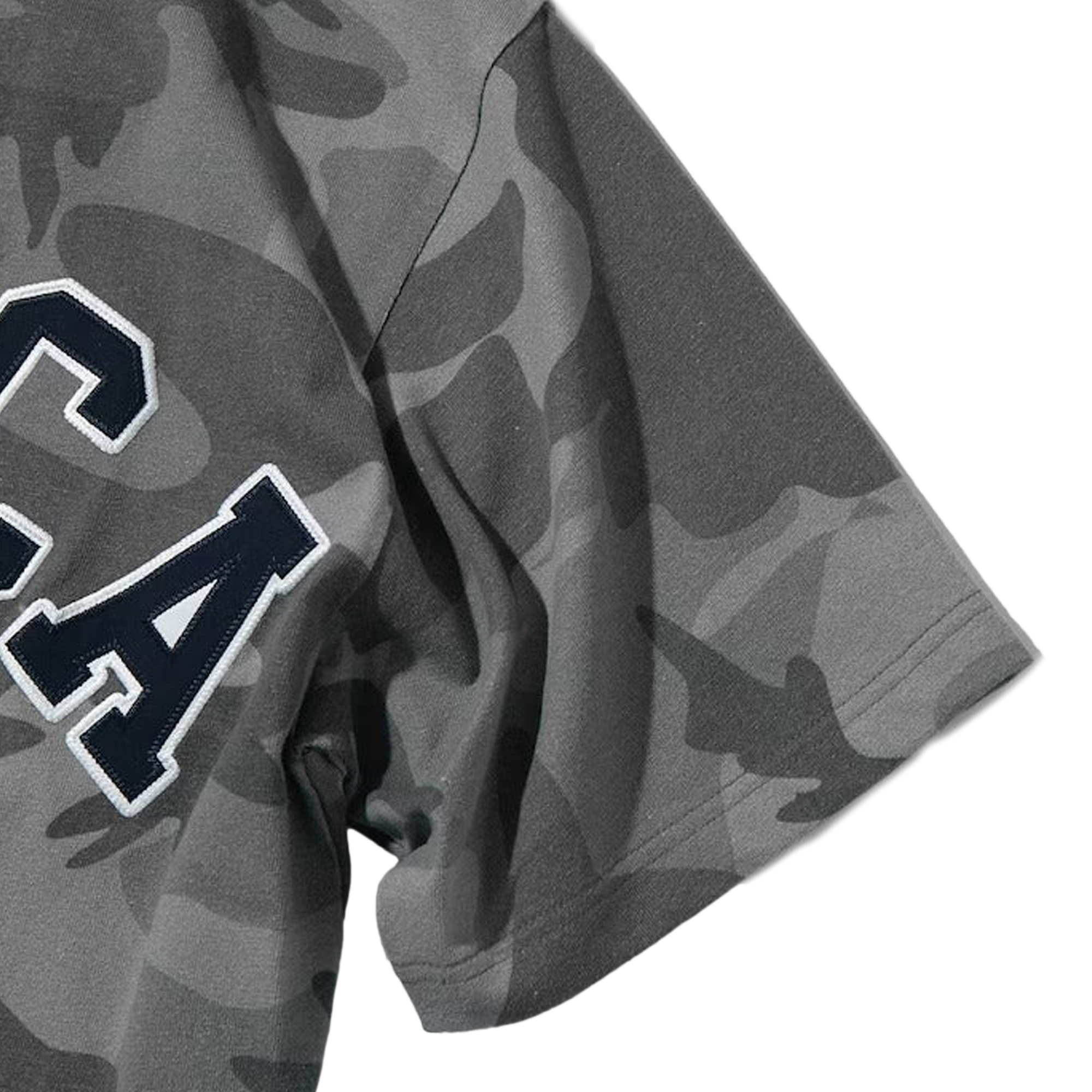 Nautica Japan Arch Logo Camoflouge PT T-Shirt Grey