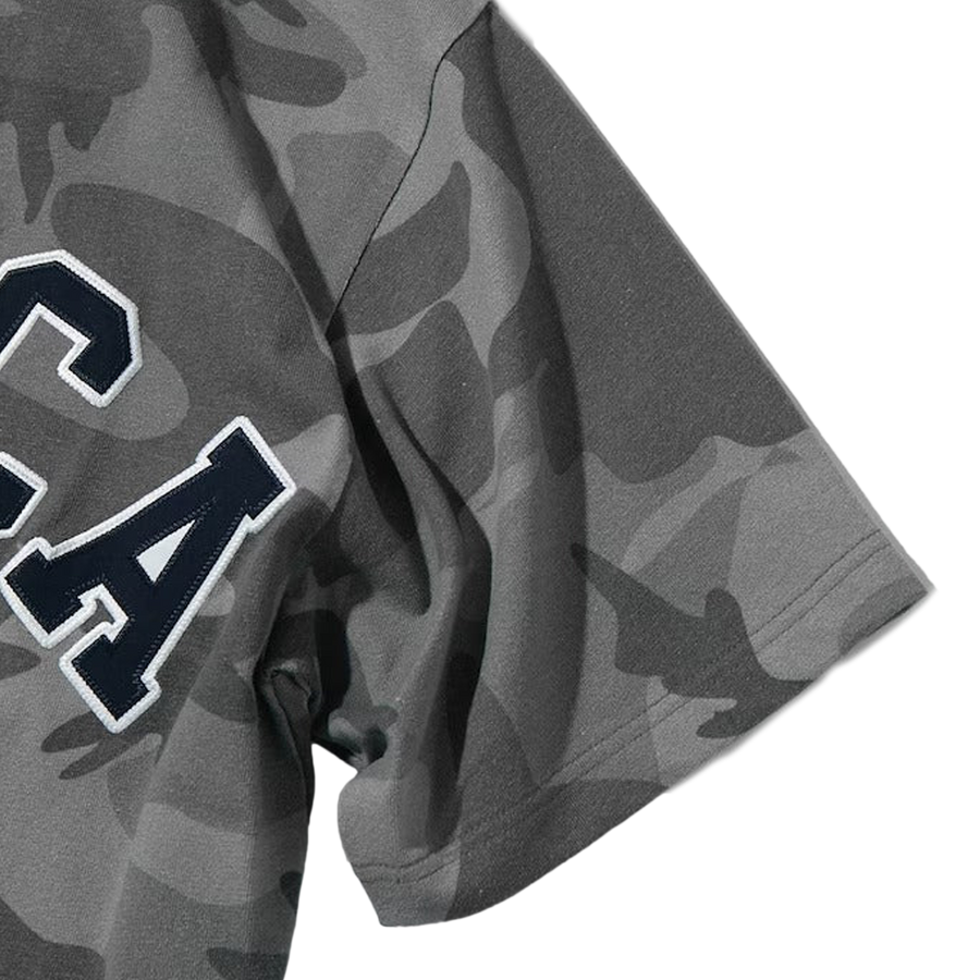 Nautica Japan Arch Logo Camoflouge PT T-Shirt Grey