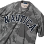 Nautica Japan Arch Logo Camoflouge PT T-Shirt Grey