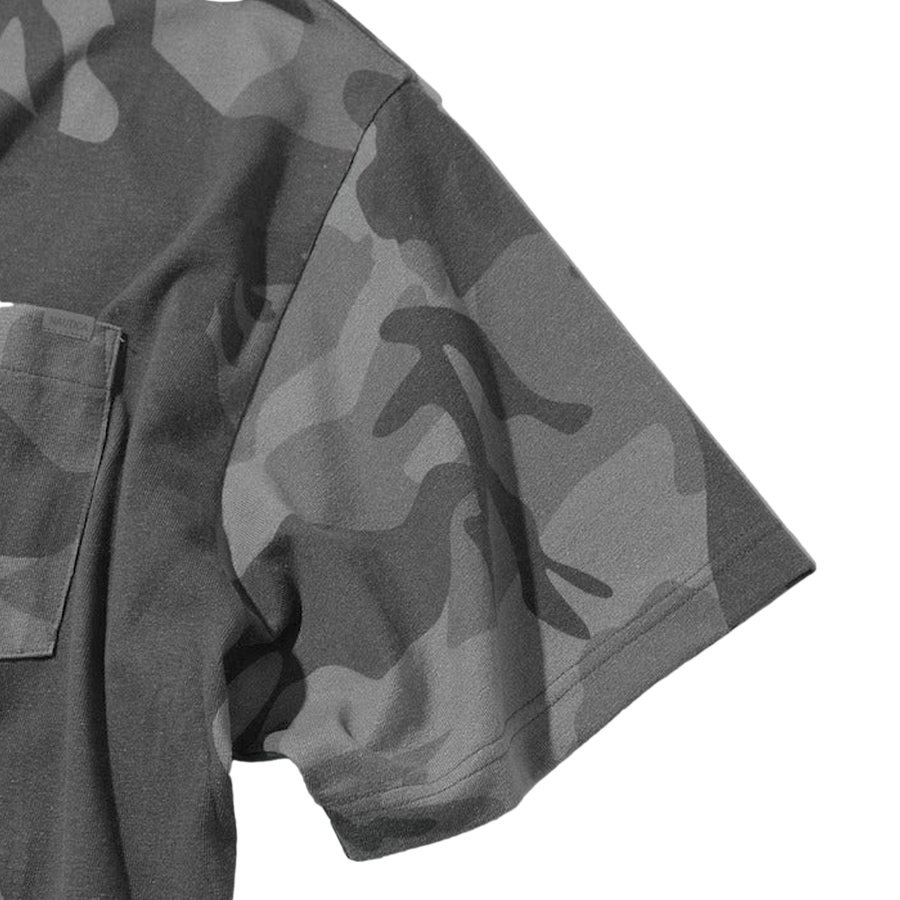 Nautica Japan Camoflouge PT Pocket T-Shirt Grey
