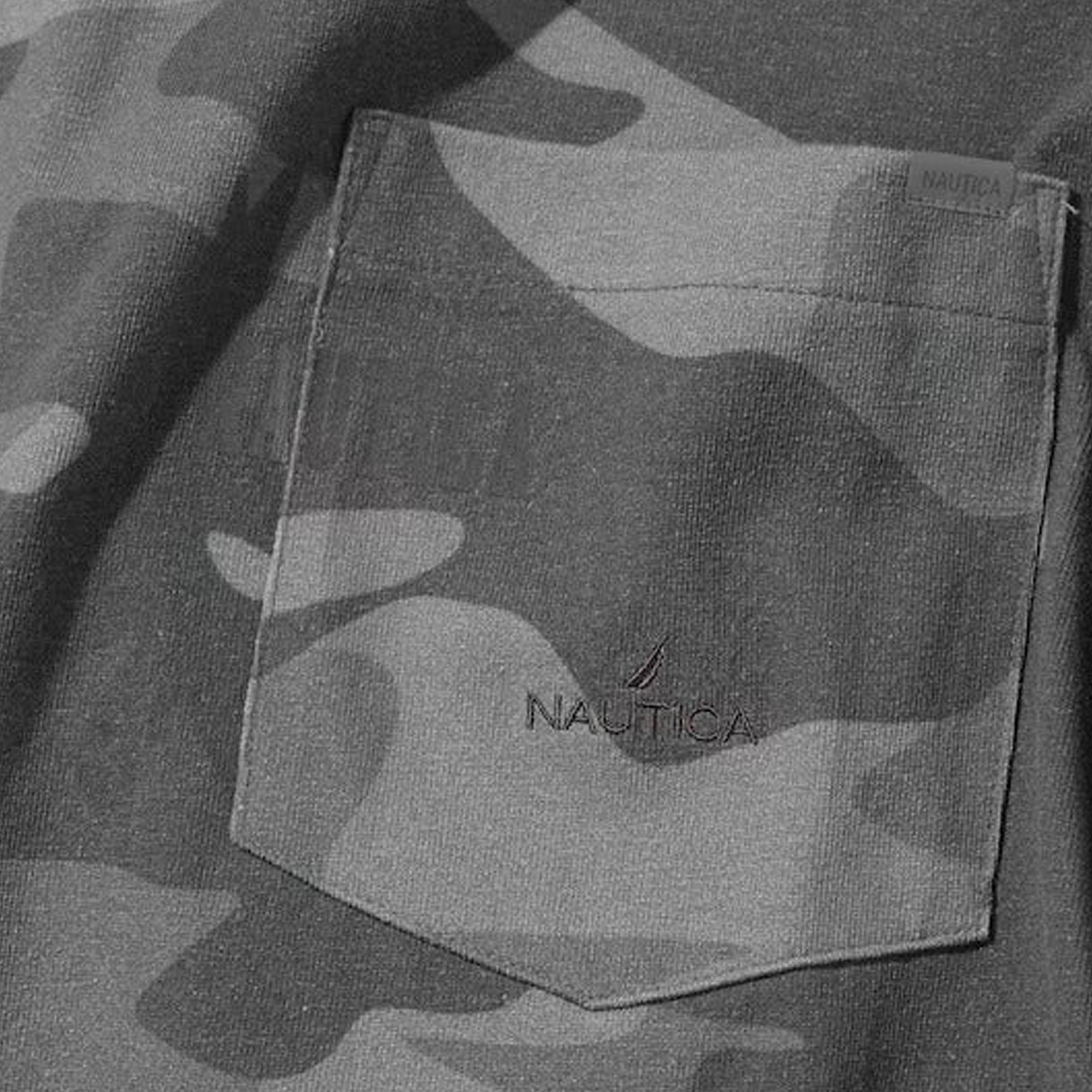 Nautica Japan Camoflouge PT Pocket T-Shirt Grey