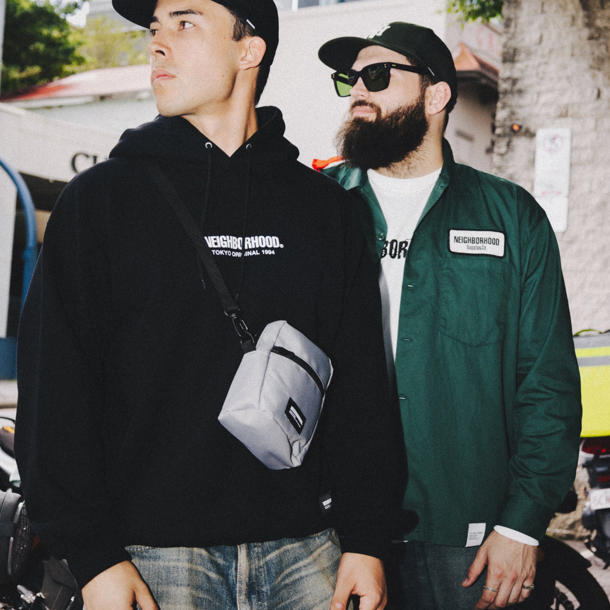 Neighborhood Mini Vertical Bag Gray  251TQNH-CG02