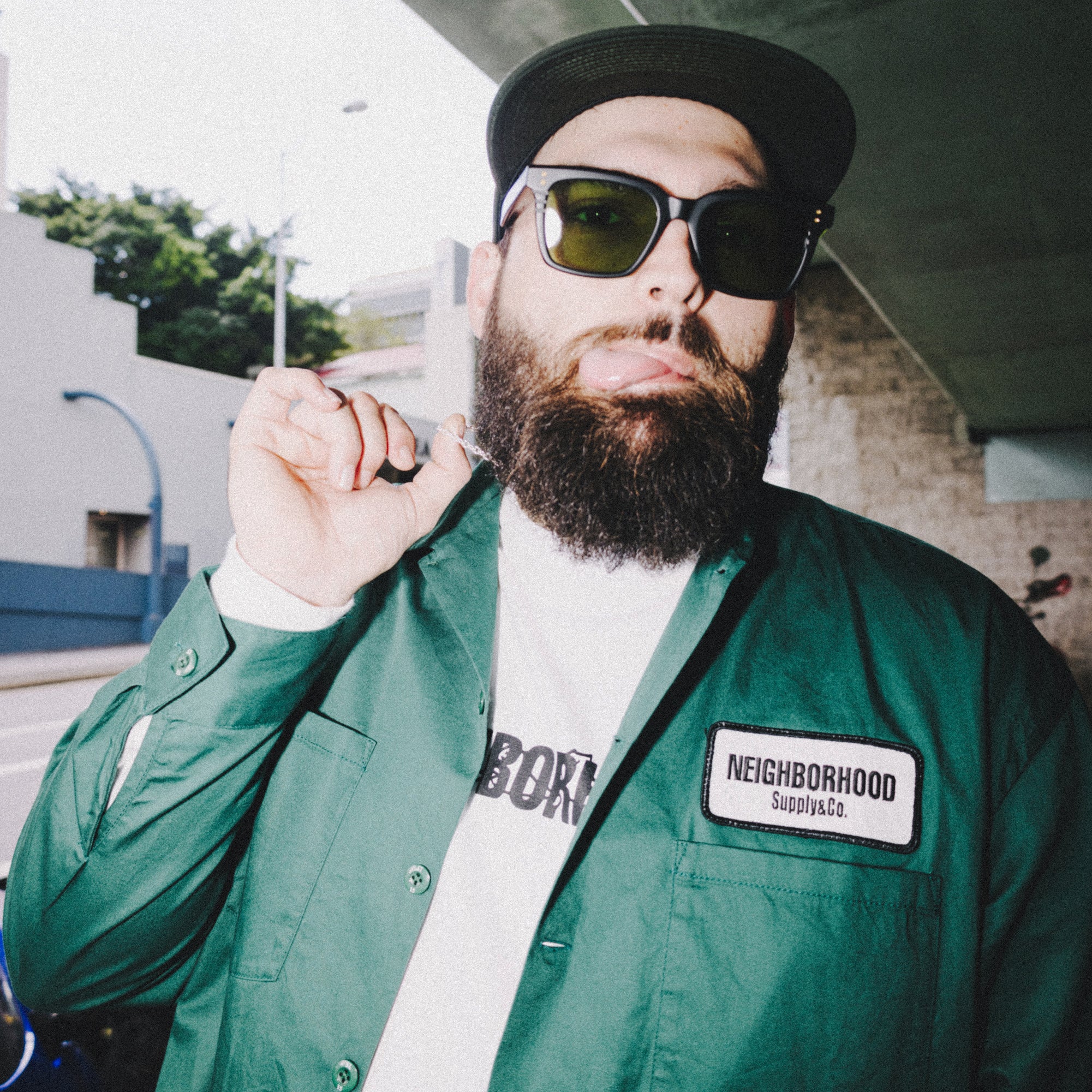 Neighborhood Classic Work Shirt 2 L/S Green