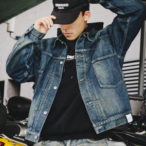 Neighborhood Washed Denim Type-2 Jacket Indigo