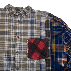Needles Flannel 7 Cuts Wide Shirt #QV396-1 One Size