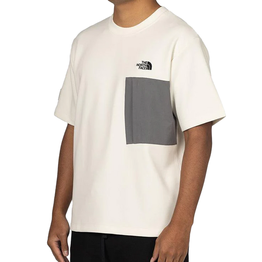 The North Face Men's Tech Pocket Short-Sleeve T-Shirt - AP White Dune NF0A885BQLI