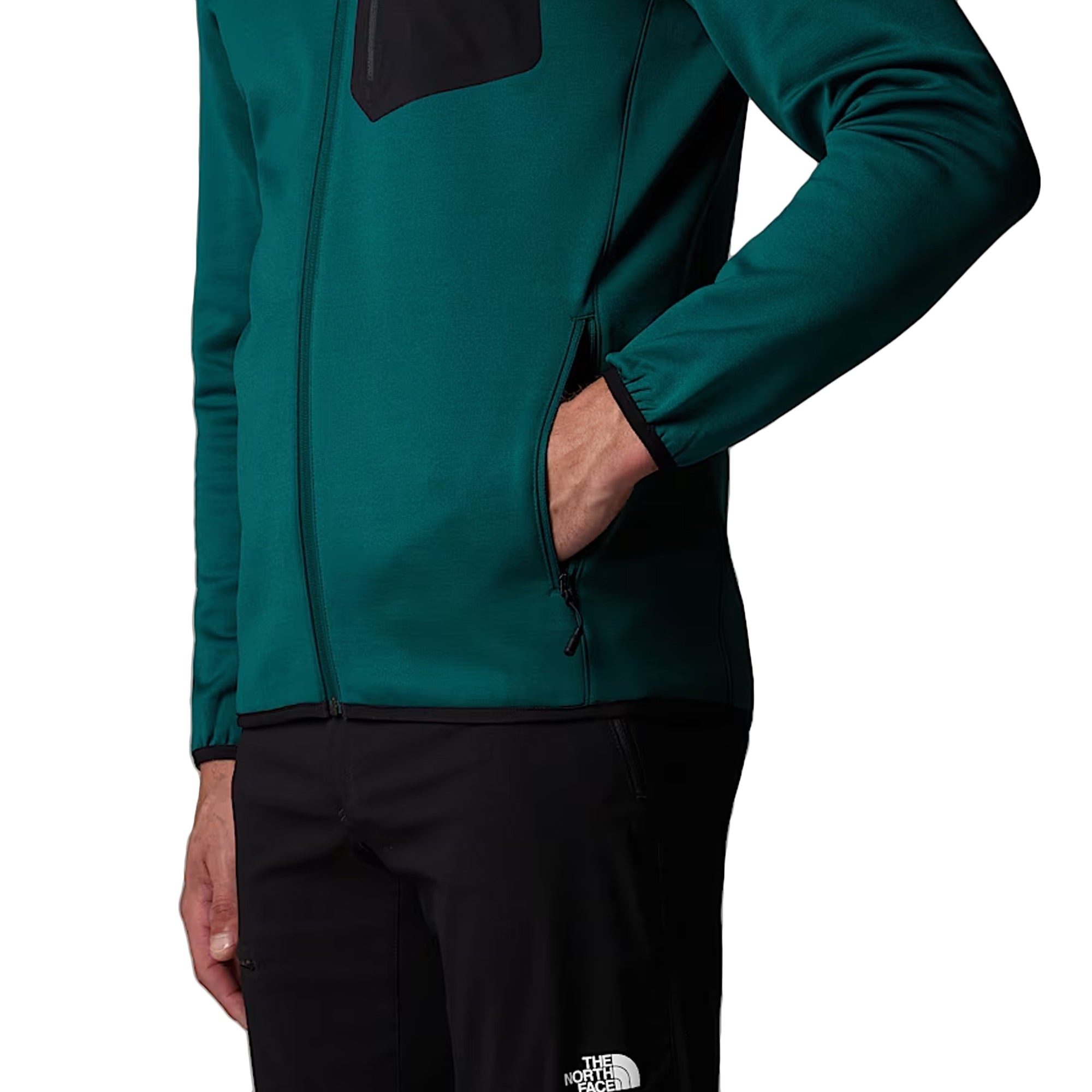 The North Face Crest Full Zip Deep Nori/TNF Black NF0A897C586