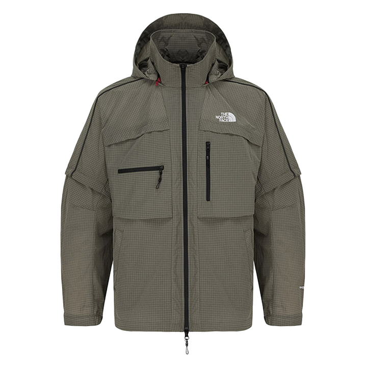 The North Face Convertible Wind Jacket - AP Gravel NF0A8CJP3X4