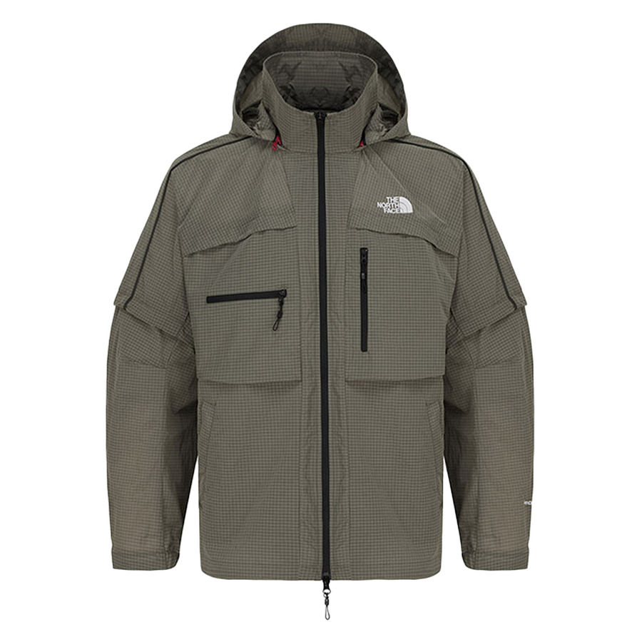 The North Face Convertible Wind Jacket - AP Gravel NF0A8CJP3X4