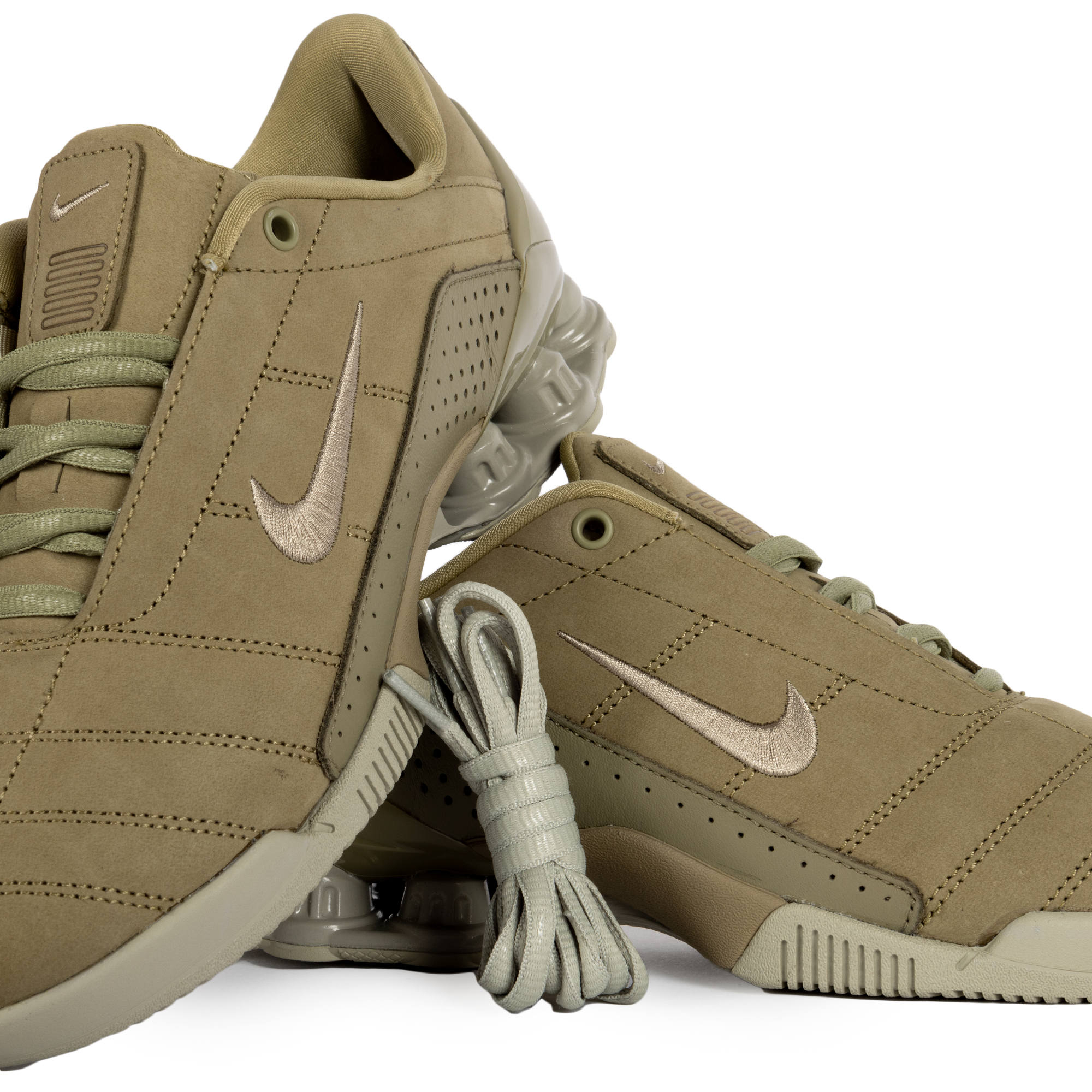 Nike Women's T90 Shox Magia  Neutral Olive/Metallic Silver IO9934-200
