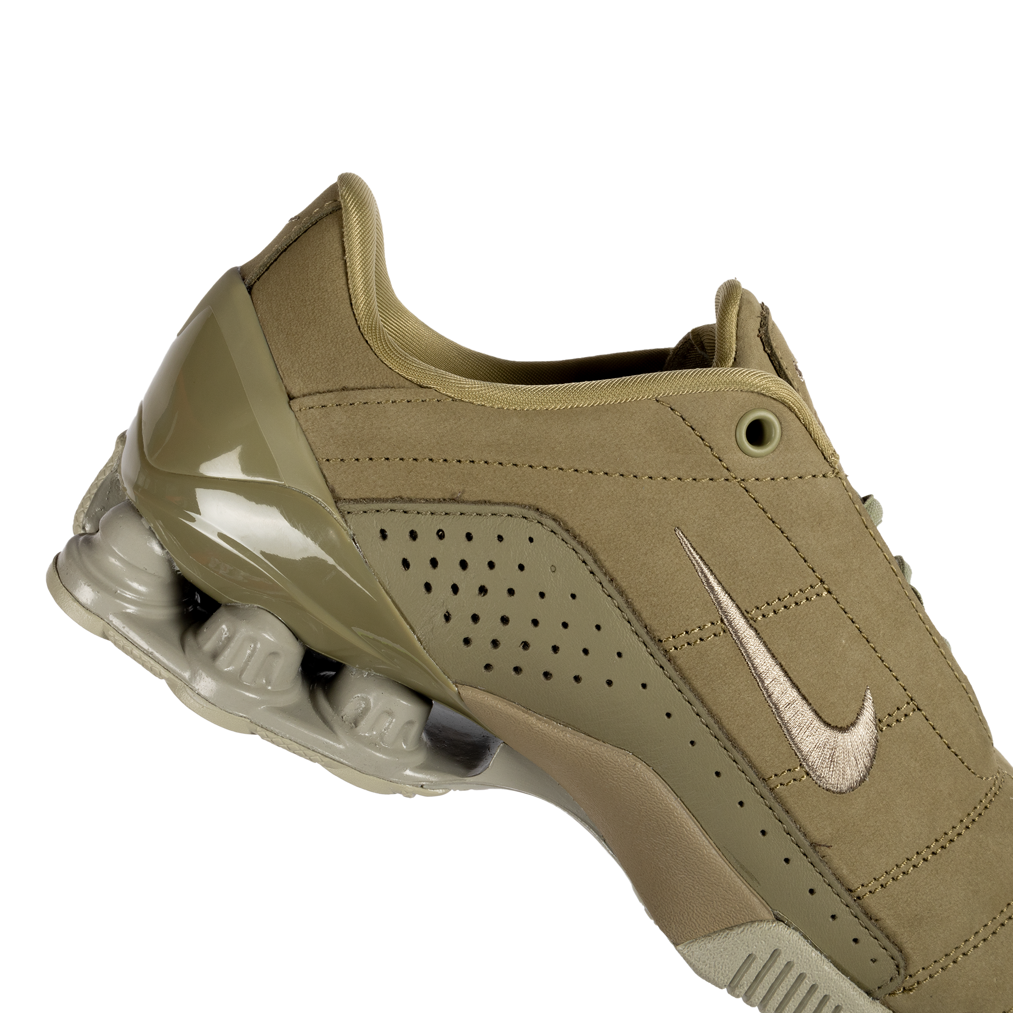 Nike Women's T90 Shox Magia  Neutral Olive/Metallic Silver IO9934-200