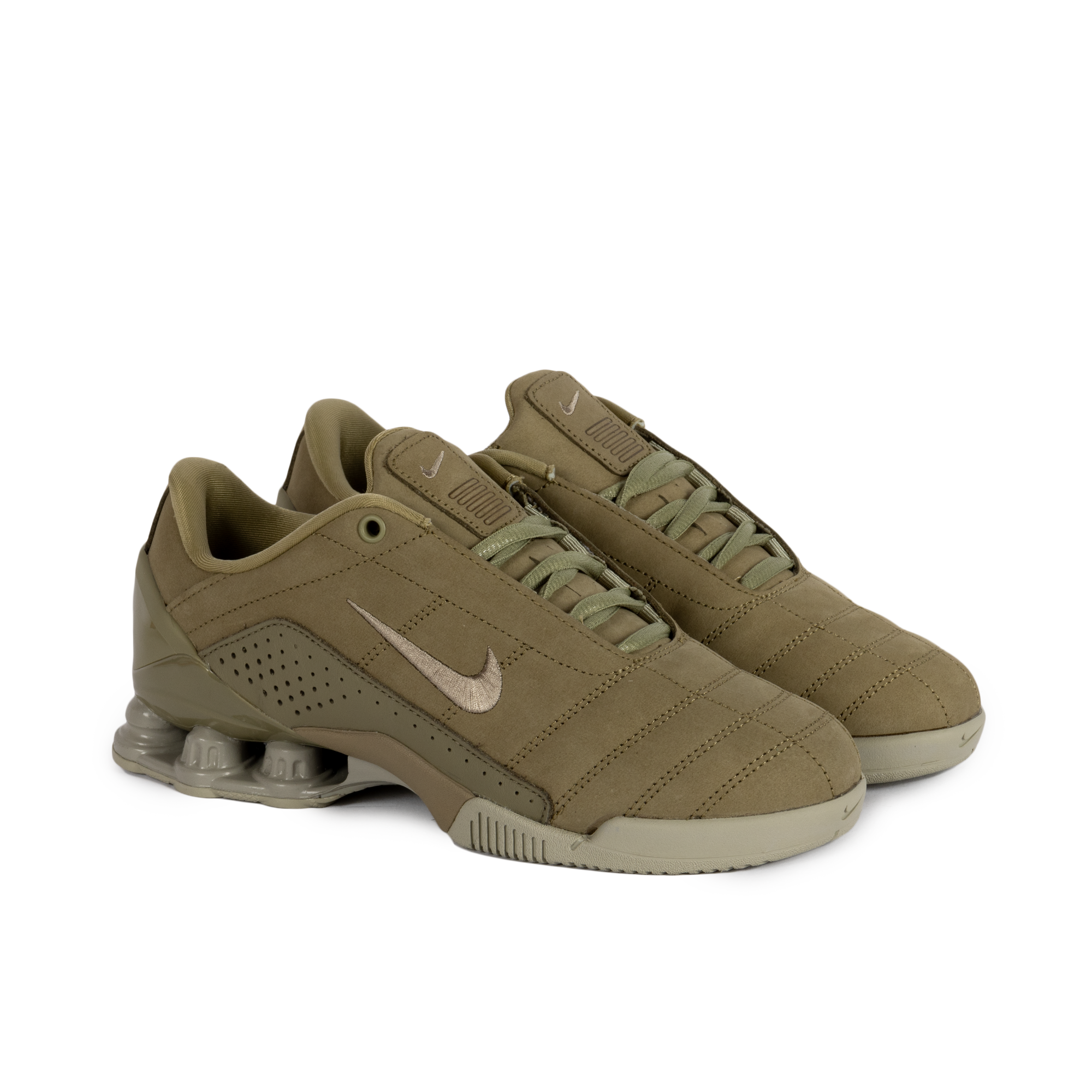 Nike Women's T90 Shox Magia  Neutral Olive/Metallic Silver IO9934-200