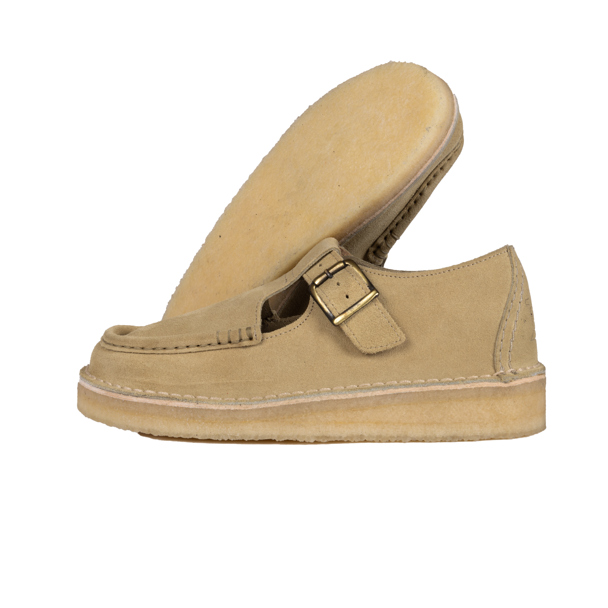 Clarks Originals Women's Nomad T Bar Maple Suede