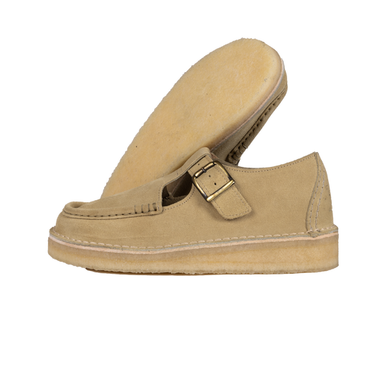Clarks Originals Women's Nomad T Bar Maple Suede