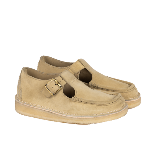 Clarks Originals Women's Nomad T Bar Maple Suede