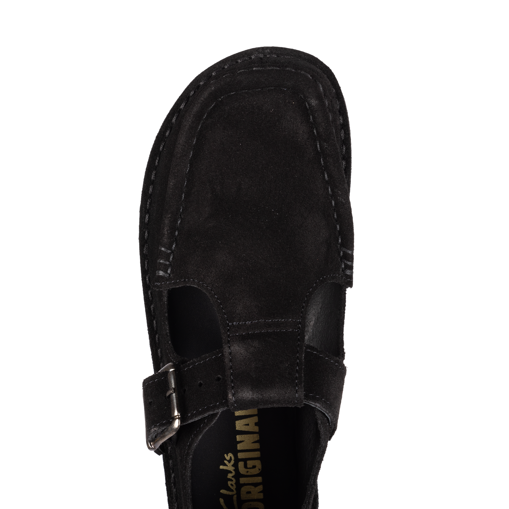 Clarks Originals Women's Nomad T Bar Black Suede