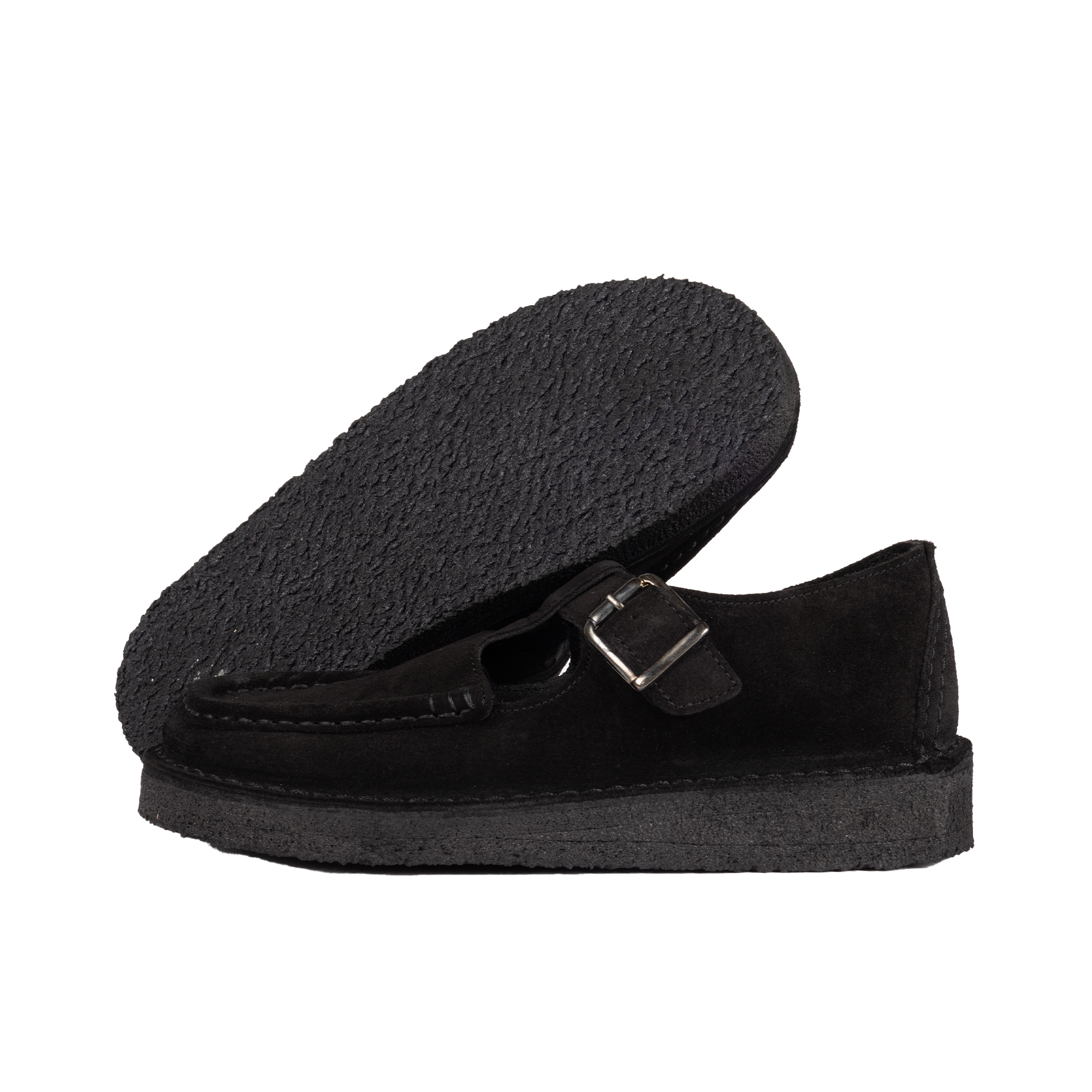 Clarks Originals Women's Nomad T Bar Black Suede