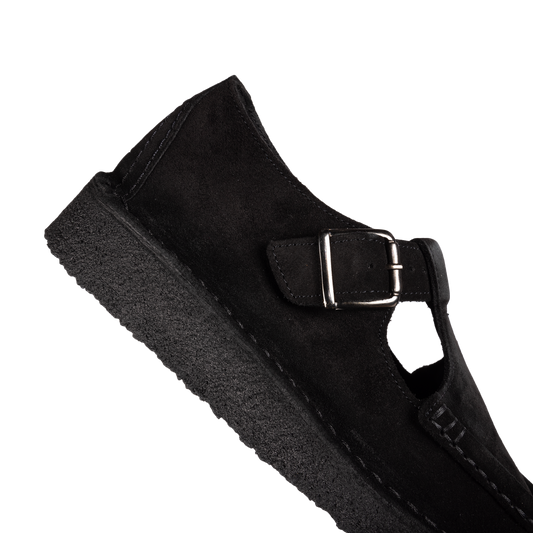 Clarks Originals Women's Nomad T Bar Black Suede