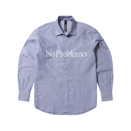 No Problemo Oxford L/S Shirt Blue