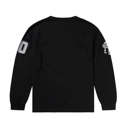 No Problemo NP00 Sports Cotton Long Sleeve Jersey Black